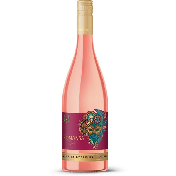 Dzervin Roze vino Romansa zlatna 0.75l