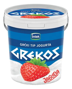Imlek Grčki jogurt Grekos jagoda 700g