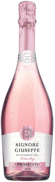 Signore Giuseppe Penušavo roze vino prosecco 0.75l
