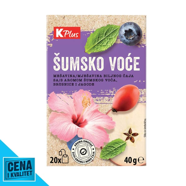 K Plus Čaj Šumsko voće 40g
