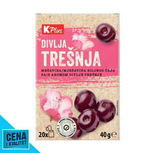 K Plus Čaj Divlja Trešnja 40g