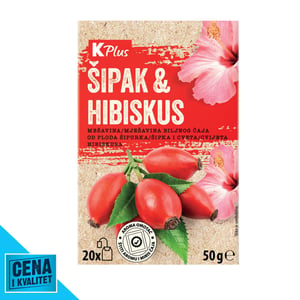 K Plus Čaj Hibiskus Sipak 50g