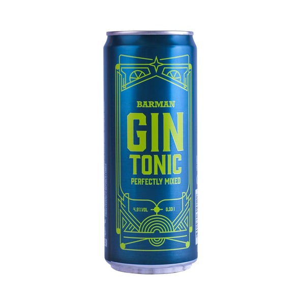 Rubin Gin Tonic barman limenka 0.33l