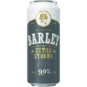 Barley Pivo svetlo limenka extra strong 9,0% 0.5l