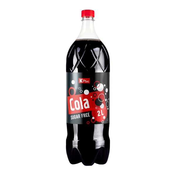 K Plus Gazirani sok Cola sugar free 2l