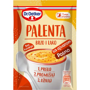 Dr. Oetker Instant palenta sa ajvarom 55g
