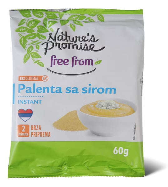 Nature's Promise Instant palenta sa sirom 60g