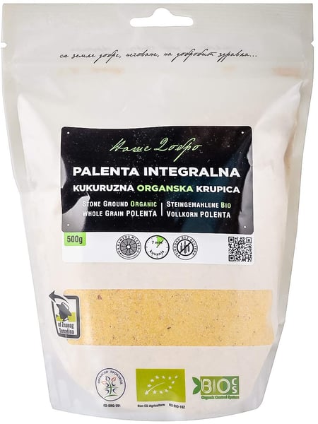 Nase Dobro Palenta organska integralna kukuruzna 500g