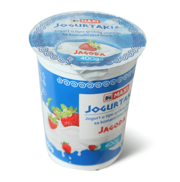 Maxi Grčki jogurt Jogurtakis jagoda 400g