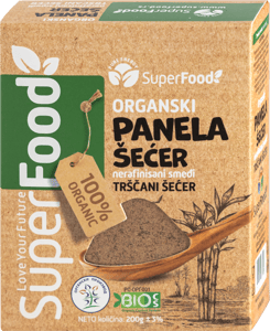 Super Food Panela smeđi šećer organski 200g