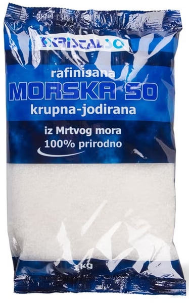 Kristal So Morska so rafinisana krupna 1kg