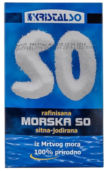 Kristal So Morska so jodirana 1kg