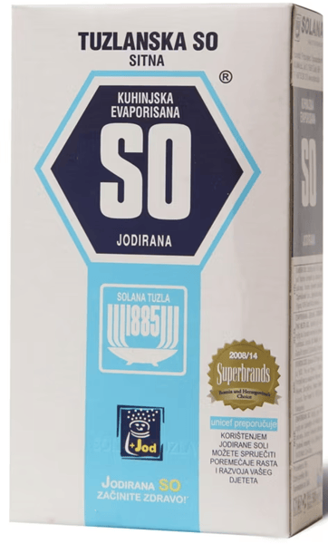 Tuzlanska Kuhinjska so sitna jodirana 500g