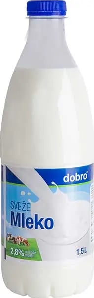 Dobro Sveže mleko 2.8% 1.5L FL