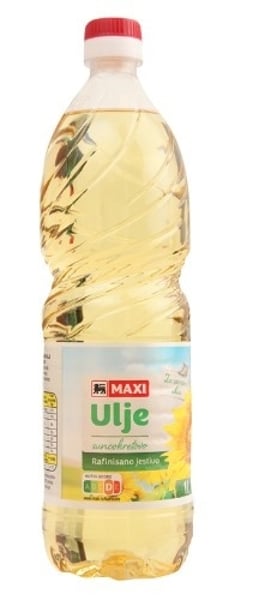 Maxi Ulje suncokretovo 1l