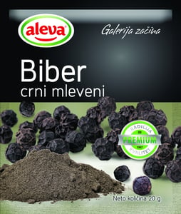 Aleva Biber crni mleveni 20g
