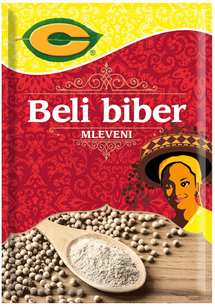 C Beli biber mleveni 20g