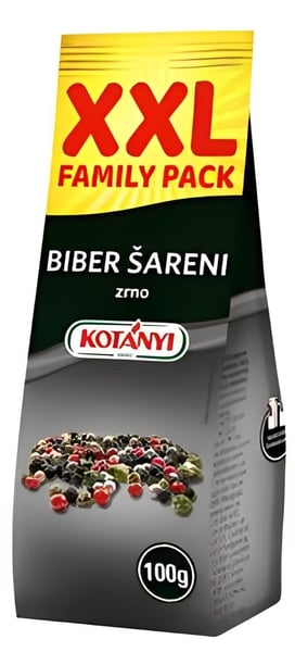 Kotanyi Biber šareni u zrnu XXL 100g