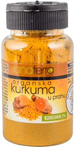 Sanaterra Kurkuma Organska u prahu 50g