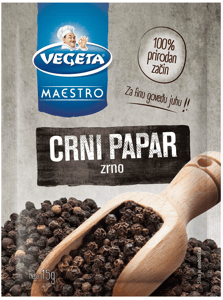 Podravka Biber crni u zrnu 15g