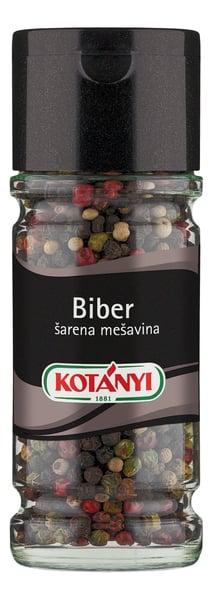 Kotanyi Biber šareni mešani staklo 40g