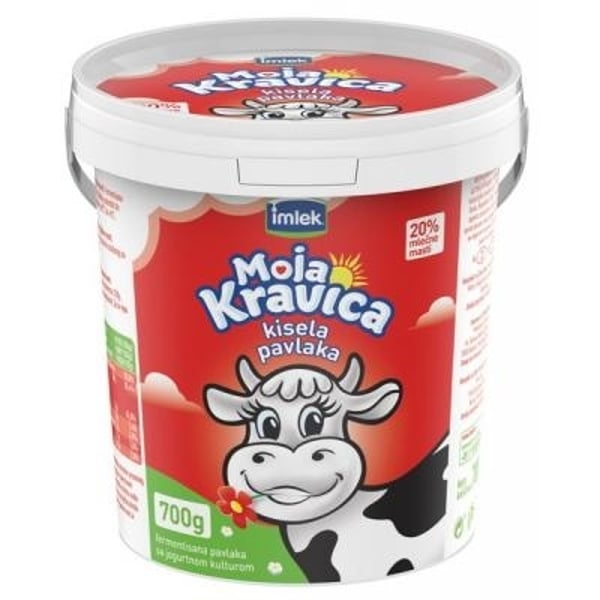 Imlek Kisela pavlaka Moja kravica 20%mm 700g