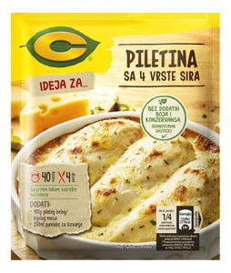 C Dodatak piletina sa 4 sira 32g