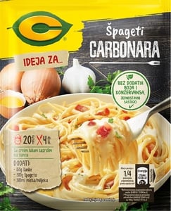 C Dodatak špageti Carbonara 37g