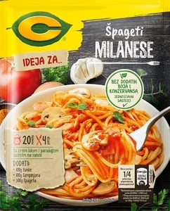 C Dodatak špageti milanese 45g
