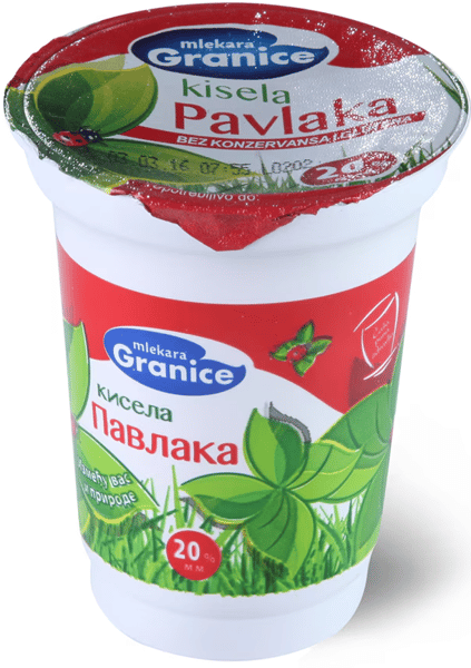 Mlekara Granice Kisela pavlaka 20%mm 180g
