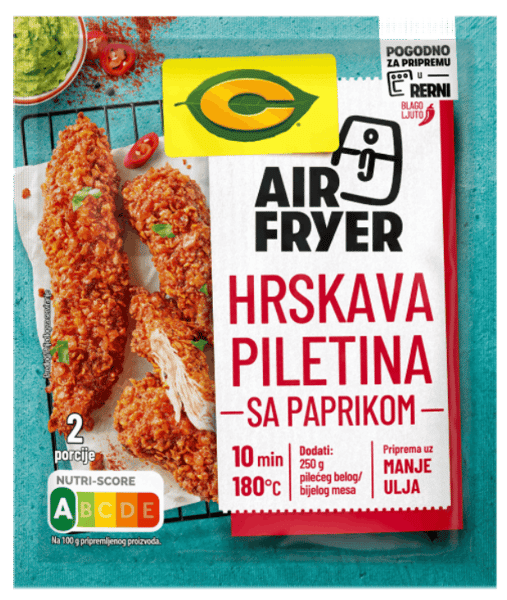 C Začin Air fryer hrskava piletina sa paprikom 44g