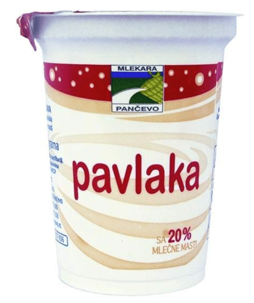 Mlekara Pančevo Kisela pavlaka 20%mm 400g