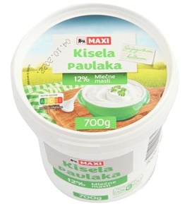 Maxi Kisela pavlaka 12%mm 700g