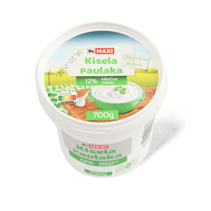 Maxi Kisela pavlaka 12%mm 700g