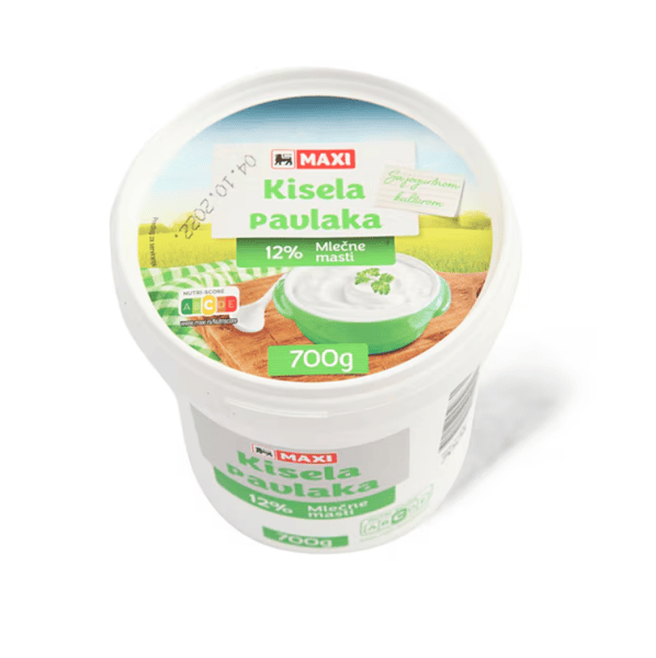 Maxi Kisela pavlaka 12%mm 700g