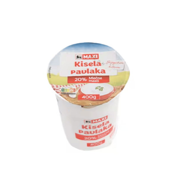 Maxi Kisela pavlaka 20%mm 400g