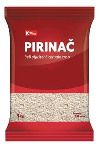 K Plus Pirinač okruglo zrno 1kg