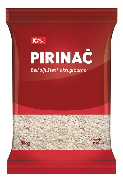 K Plus Pirinač okruglo zrno 1kg