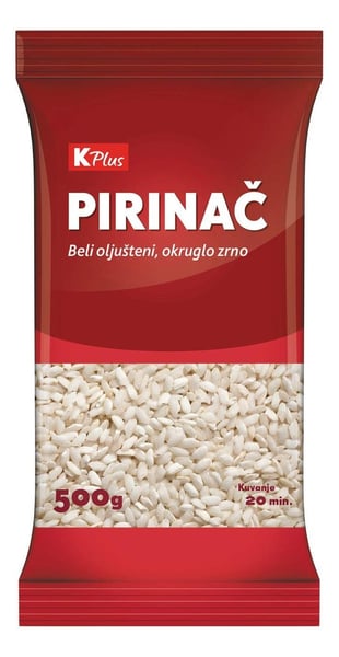 K Plus Pirinač okruglo zrno 500g