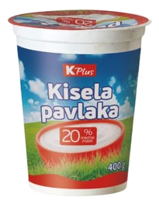 K Plus Kisela pavlaka 20%mm 400g