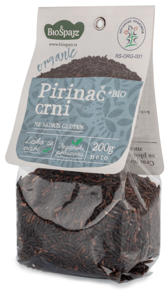 Bio Spajz Organski pirinač crni 200g