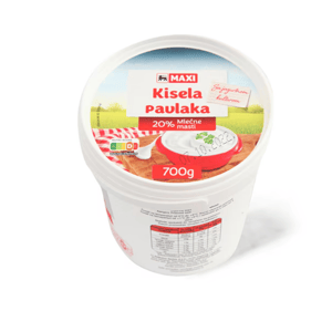 Maxi Kisela pavlaka 20%mm 700g