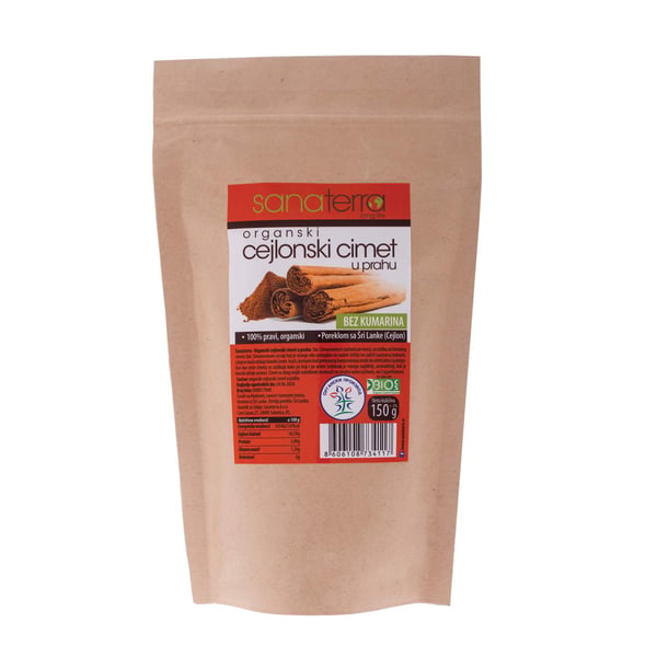 Sanaterra Cimet organski cejlonski 150g