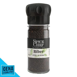 Spice Chef Biber crni u zrnu mlin 55g