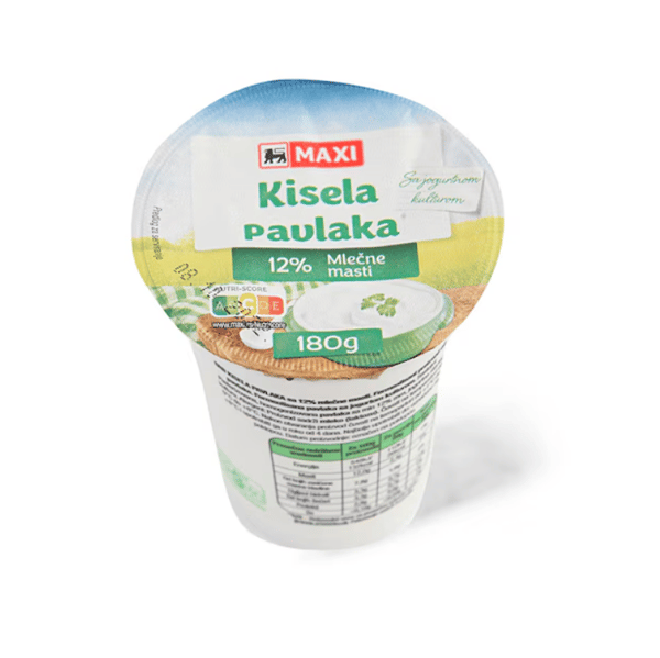 Maxi Kisela pavlaka 12%mm 180g