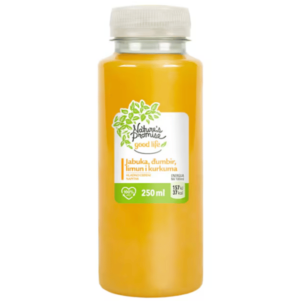 Nature's Promise Sok jabuka,djumbir,limun,kurkuma NP 250ml