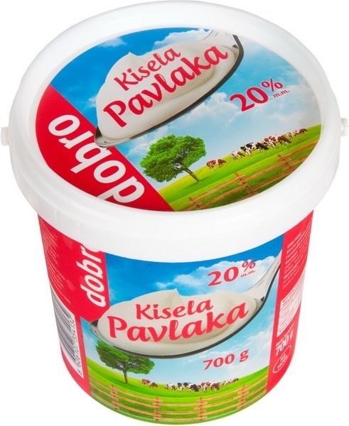 Dobro Kisela pavlaka 20%mm 700g