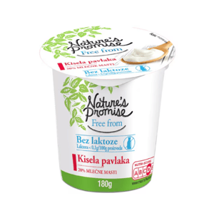 Nature's Promise Kisela pavlaka bez laktoze 20% 180g