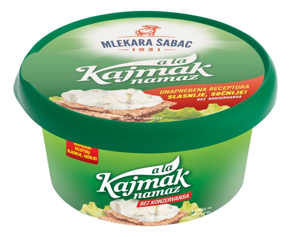 Mlekara Šabac Sirni namaz Ala kajmak 150g