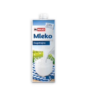 Maxi Mleko sterilizovano 2.8% 1L TP